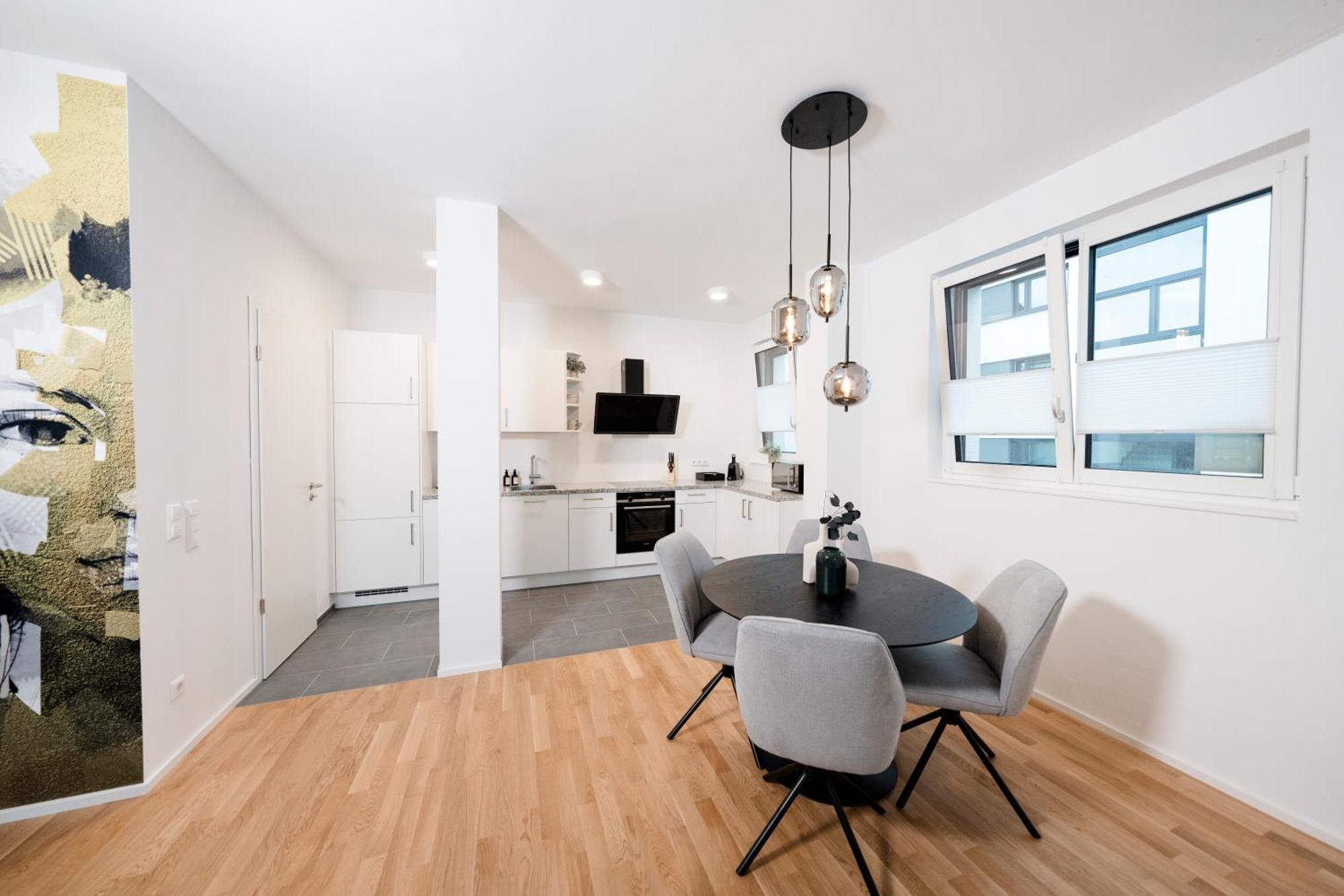 Kocasa-Apartments 01, City-Center Boeblingen, Stellplatz, Balkon, Waipu-Tv Kültér fotó