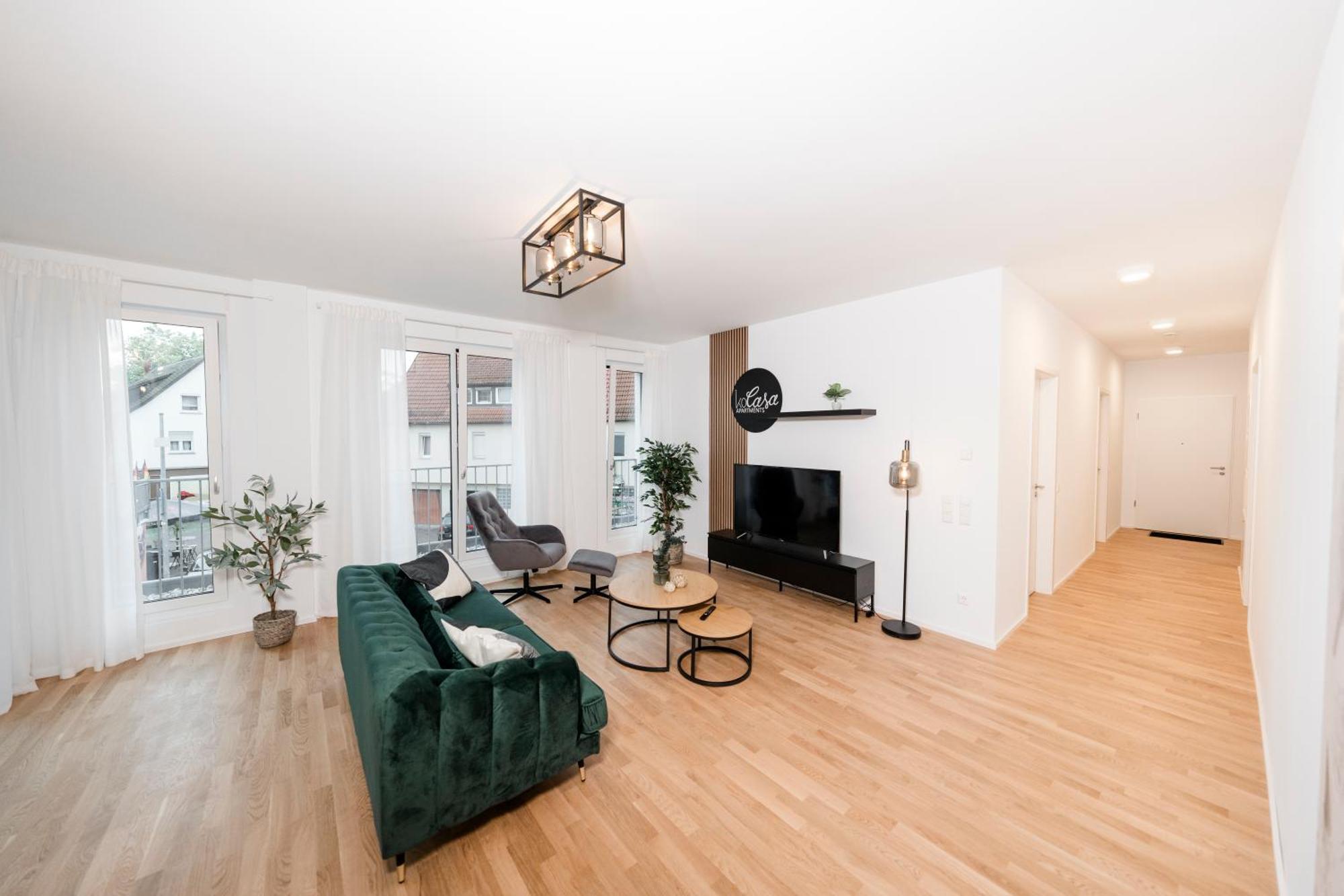 Kocasa-Apartments 01, City-Center Boeblingen, Stellplatz, Balkon, Waipu-Tv Kültér fotó