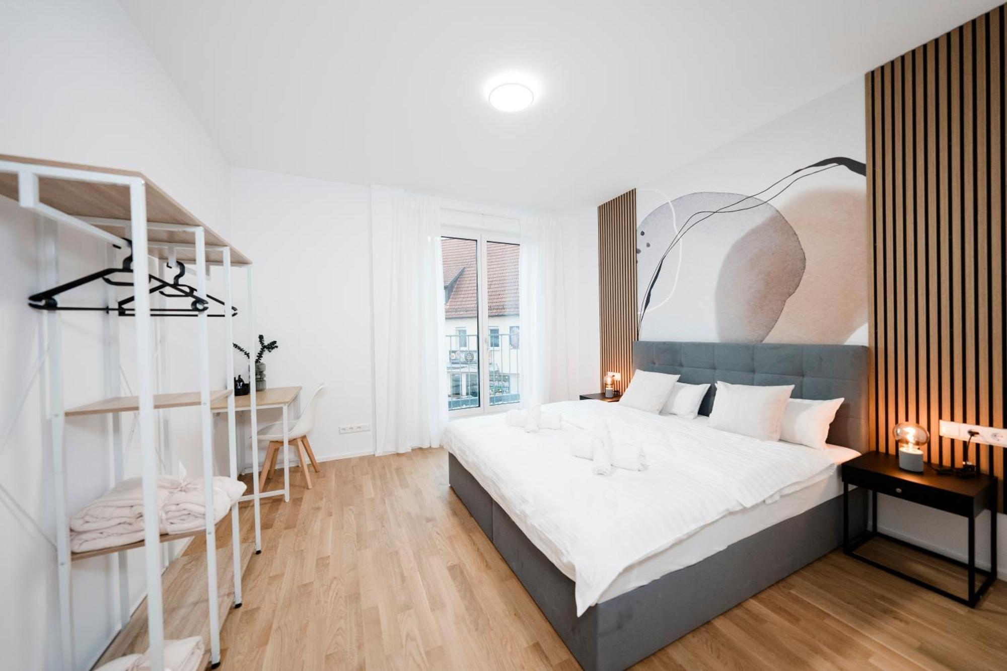 Kocasa-Apartments 01, City-Center Boeblingen, Stellplatz, Balkon, Waipu-Tv Kültér fotó